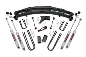 Ford F-250 Super Duty Suspension Lift Kit - Rear - Rough Country - 6 Inch Lift Kit with Rear Blocks - 1999